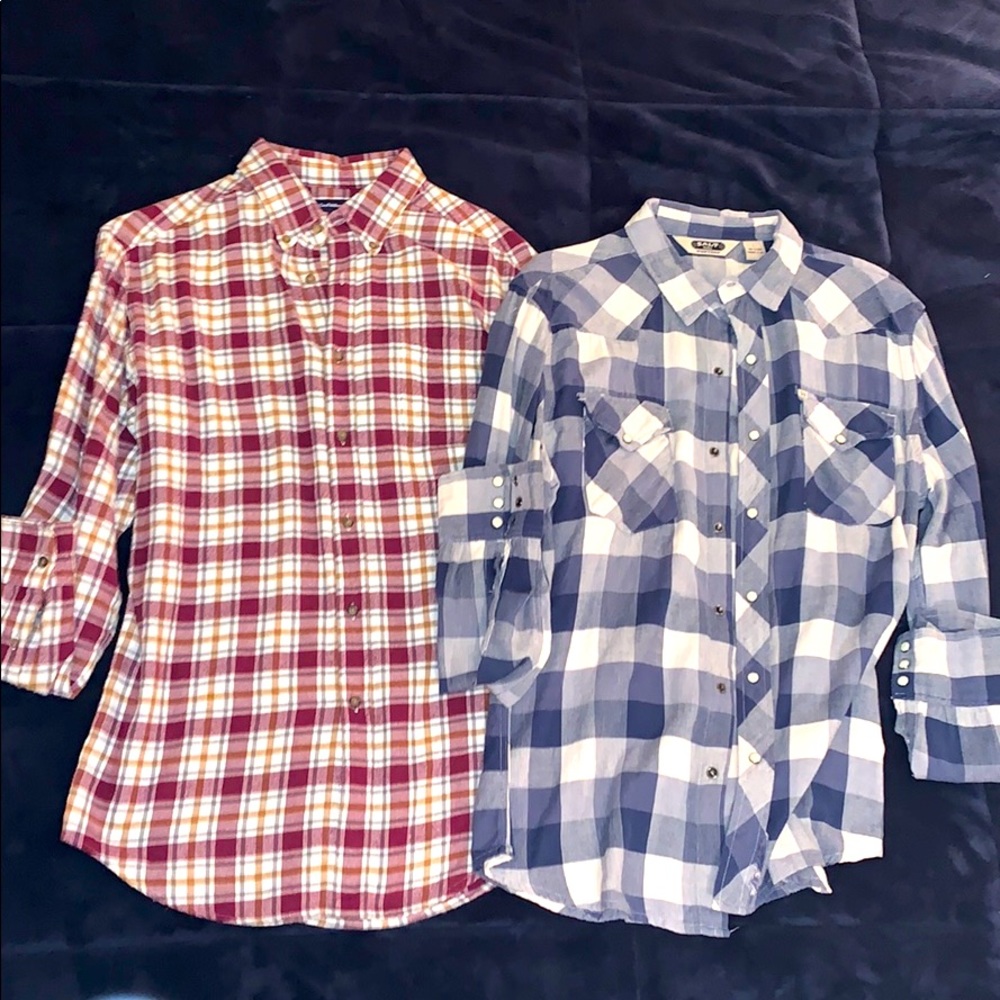 Flannel Button Down Pack